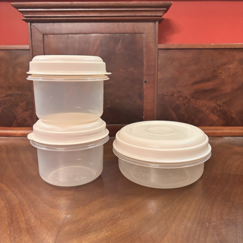 Vintage Rubbermaid‎ Servin Saver Containers Set of 3 10oz 14oz Food Storage